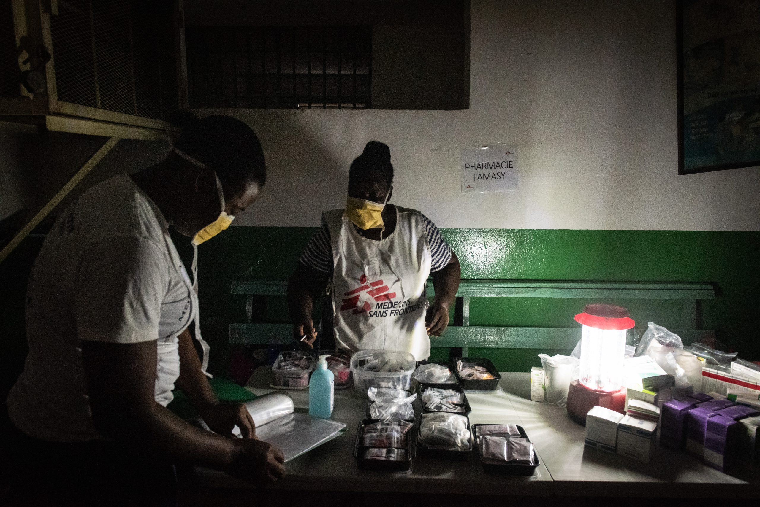 Les agents de santé du MSF