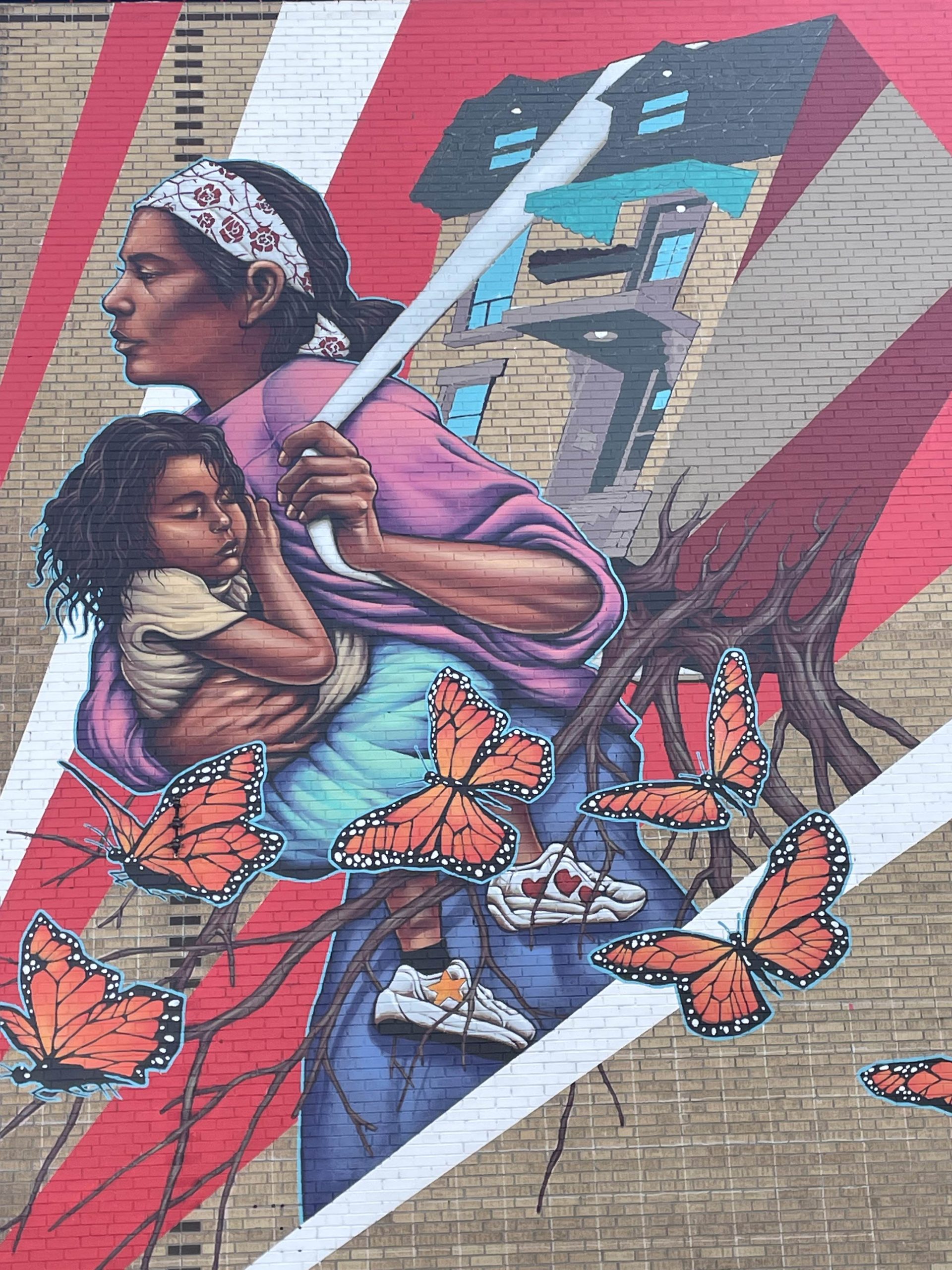 En octobre dernier, MSF Canada était très enthousiaste à l’idée de dévoiler sa murale, à Montréal. Réalisée en partenariat avec MU et l’artiste muraliste Dan Buller, cette œuvre symbolise notre solidarité à l’égard de plus de 80 millions de personnes