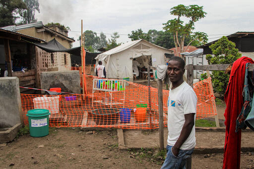 Portrait de Jean, patient au centre MSF. 