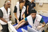 Notre équipe médicale soigne des personnes abonnées ou abonnées à une incursion des forces israéliennes dans le camp pour personnes réfugiées de Jénine.