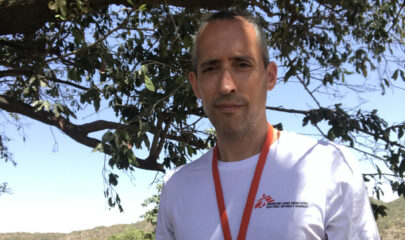 Le directeur général de MSF, Joseph Belliveau, en affectation dans le Tigré, en Éthiopie, avec des équipes médicales mobiles.